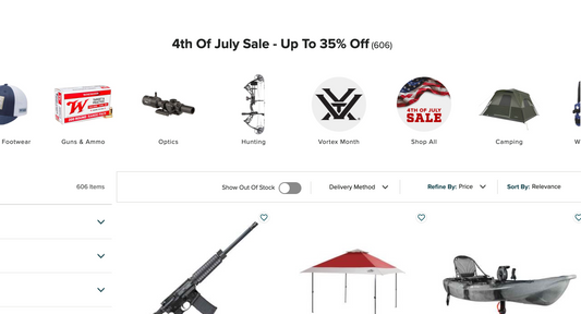 Sportsman's Warehouse 4th of July Sale