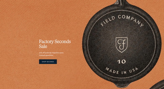 Field Company Cast Iron Factory Seconds Sale