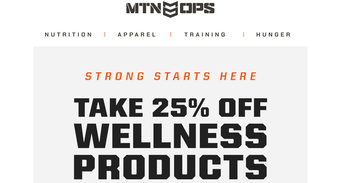 MTN Ops Wellness Sale