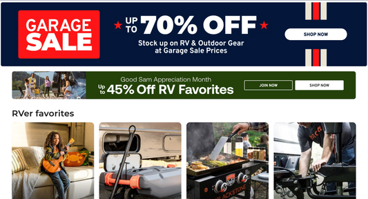 Camping World Labor Day Sale
