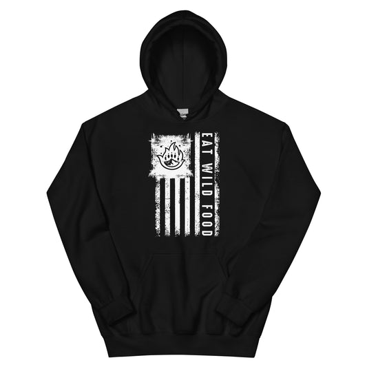 Unisex Eat Wild Food Flag Hoodie