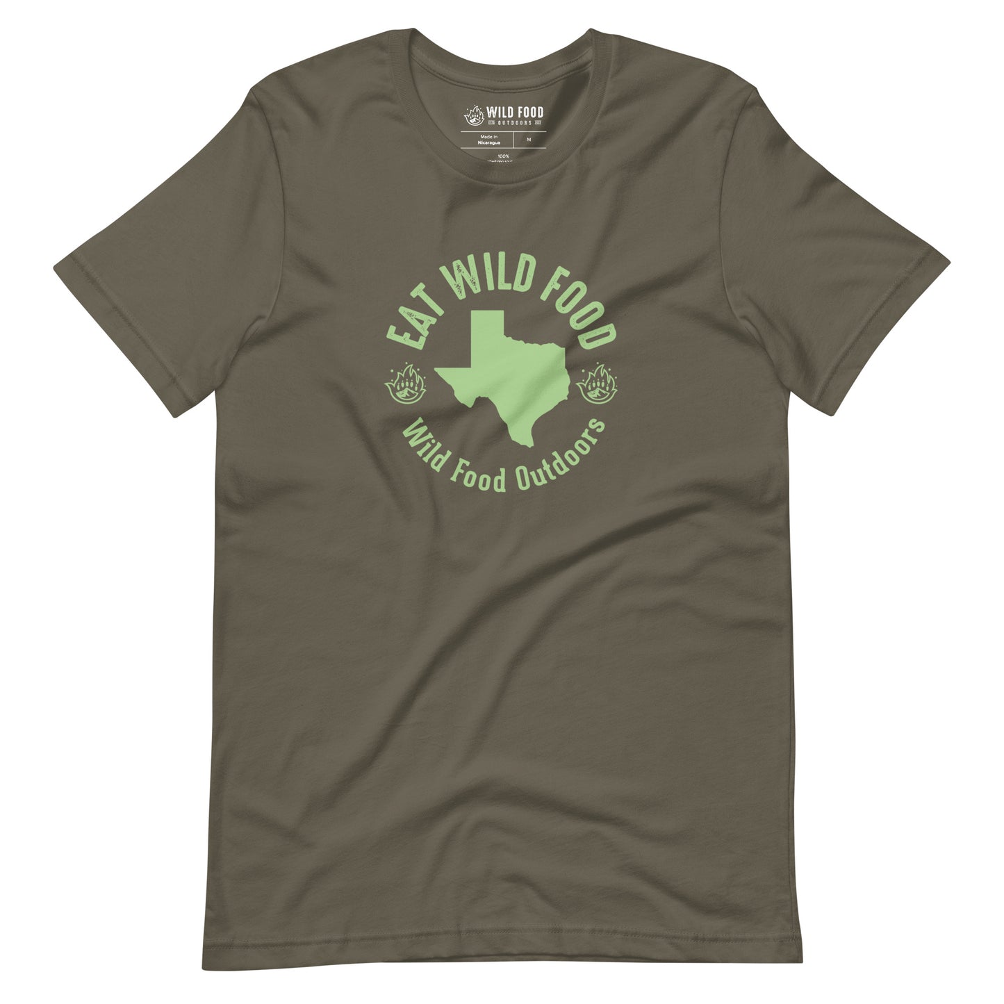 Unisex Texas Eat Wild Food Circle Tee