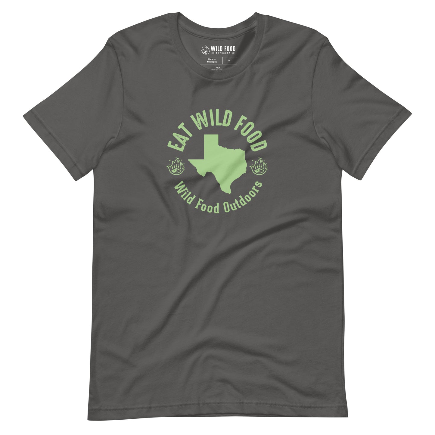 Unisex Texas Eat Wild Food Circle Tee