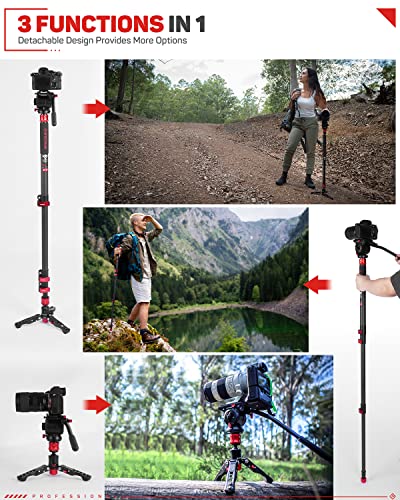 IFOOTAGE 71" Cobra 2 Carbon Fiber Monopod