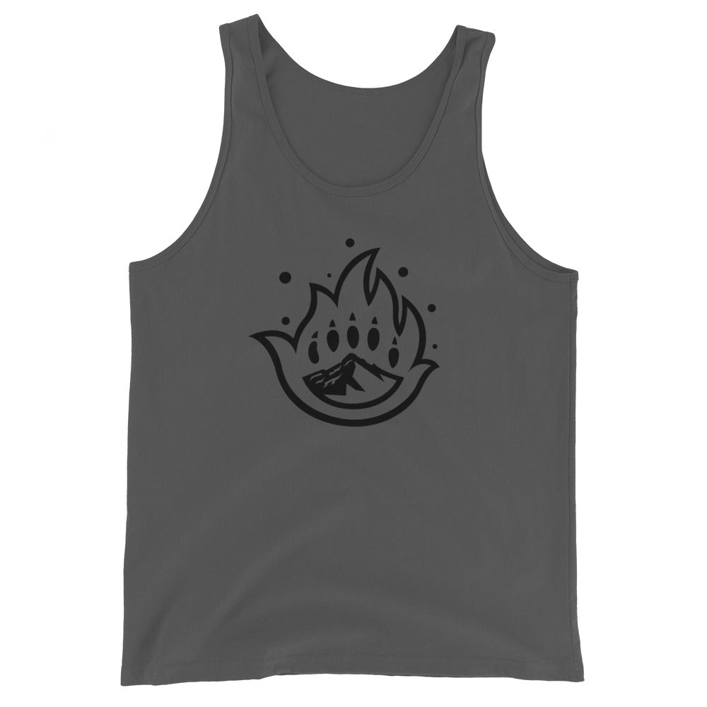 Unisex Black Logo Mark Tank Top