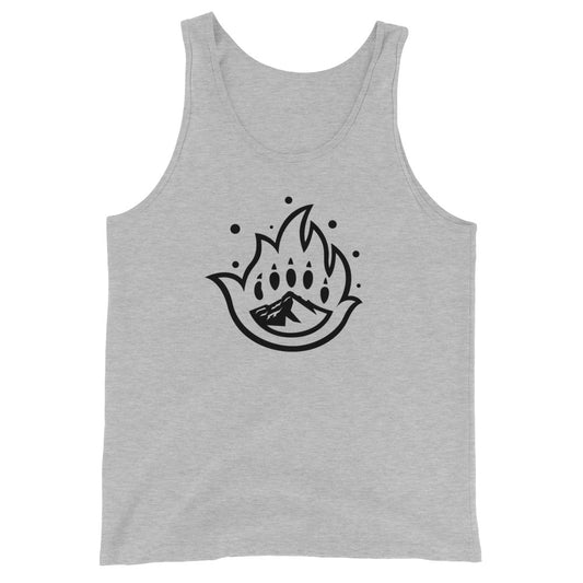 Unisex Black Logo Mark Tank Top