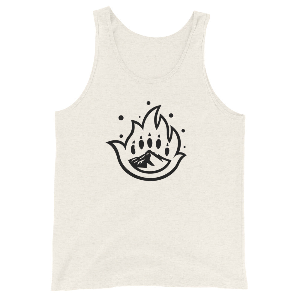 Unisex Black Logo Mark Tank Top