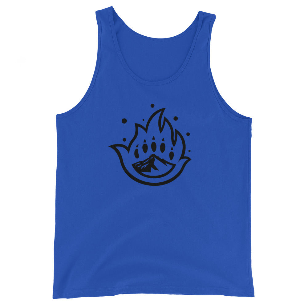 Unisex Black Logo Mark Tank Top