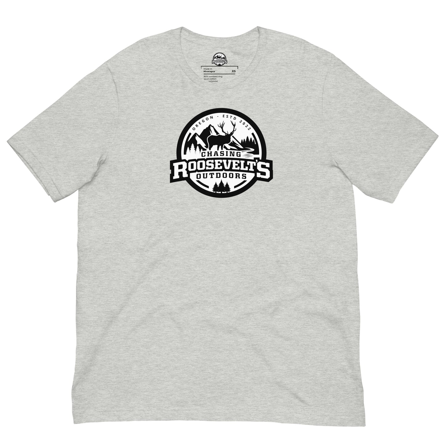 Chasing Roosevelts Outdoors B&W Logo Tee
