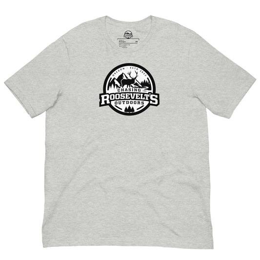 Chasing Roosevelts Outdoors B&W Logo Tee