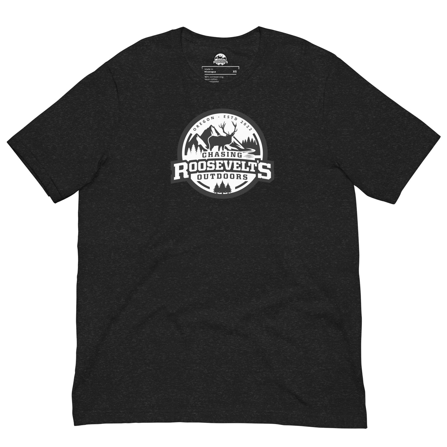 Chasing Roosevelts Outdoors B&W Logo Tee