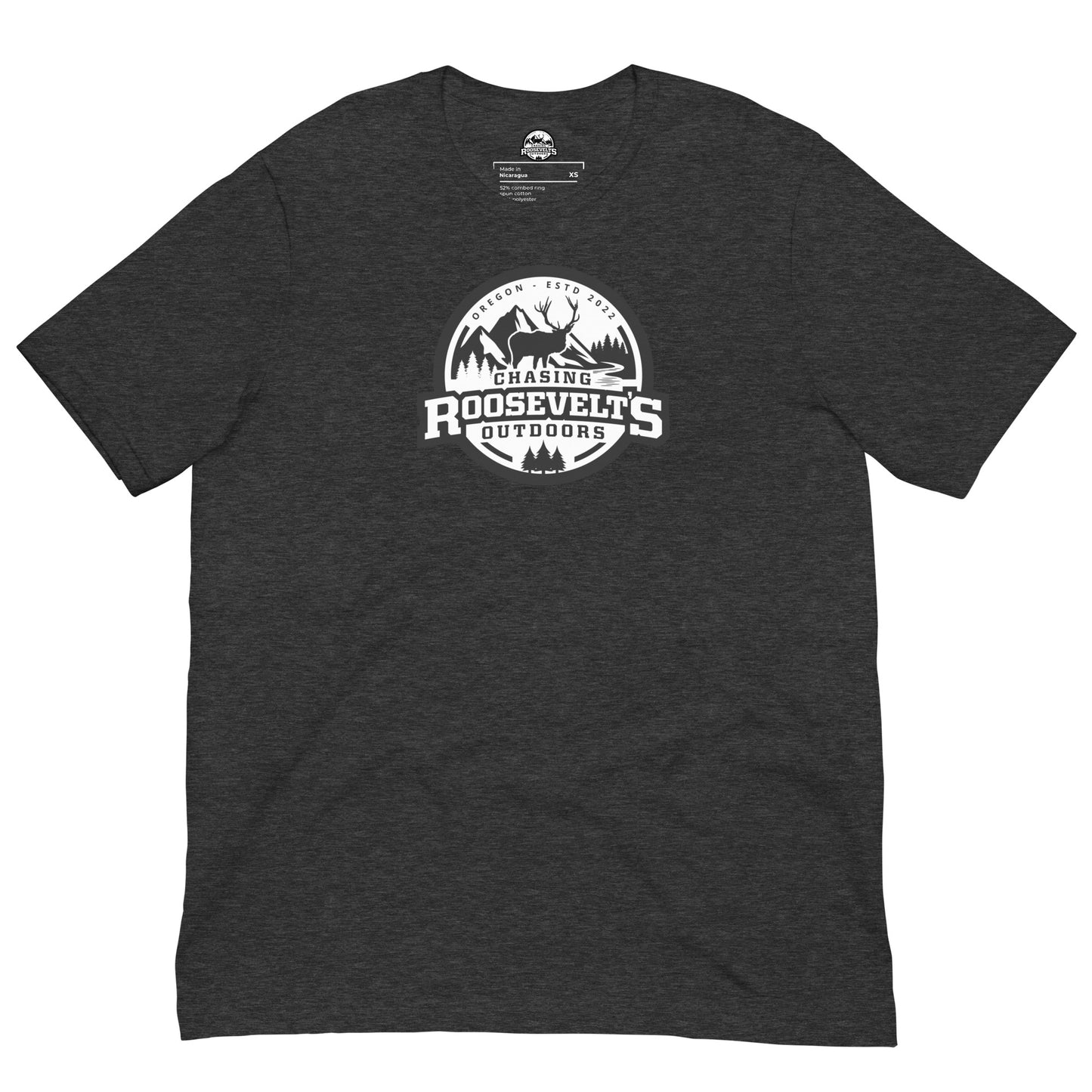 Chasing Roosevelts Outdoors B&W Logo Tee