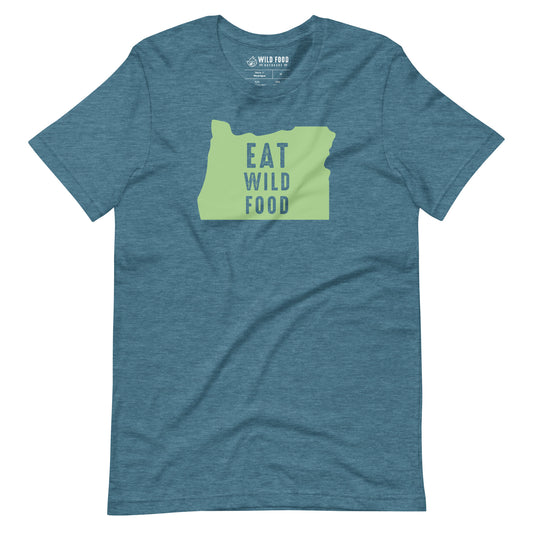Unisex Mint Oregon Eat Wild Food Tee