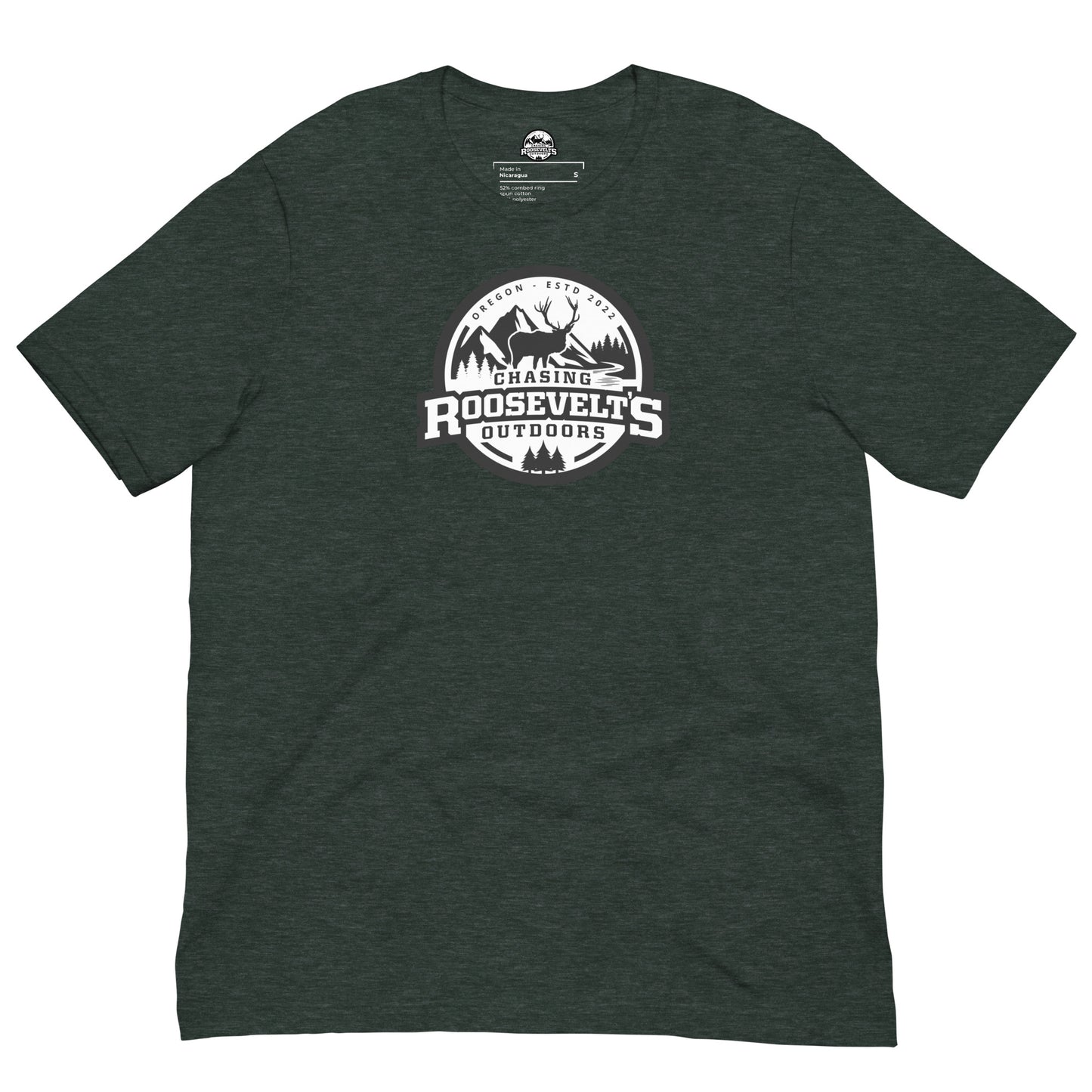 Chasing Roosevelts Outdoors B&W Logo Tee
