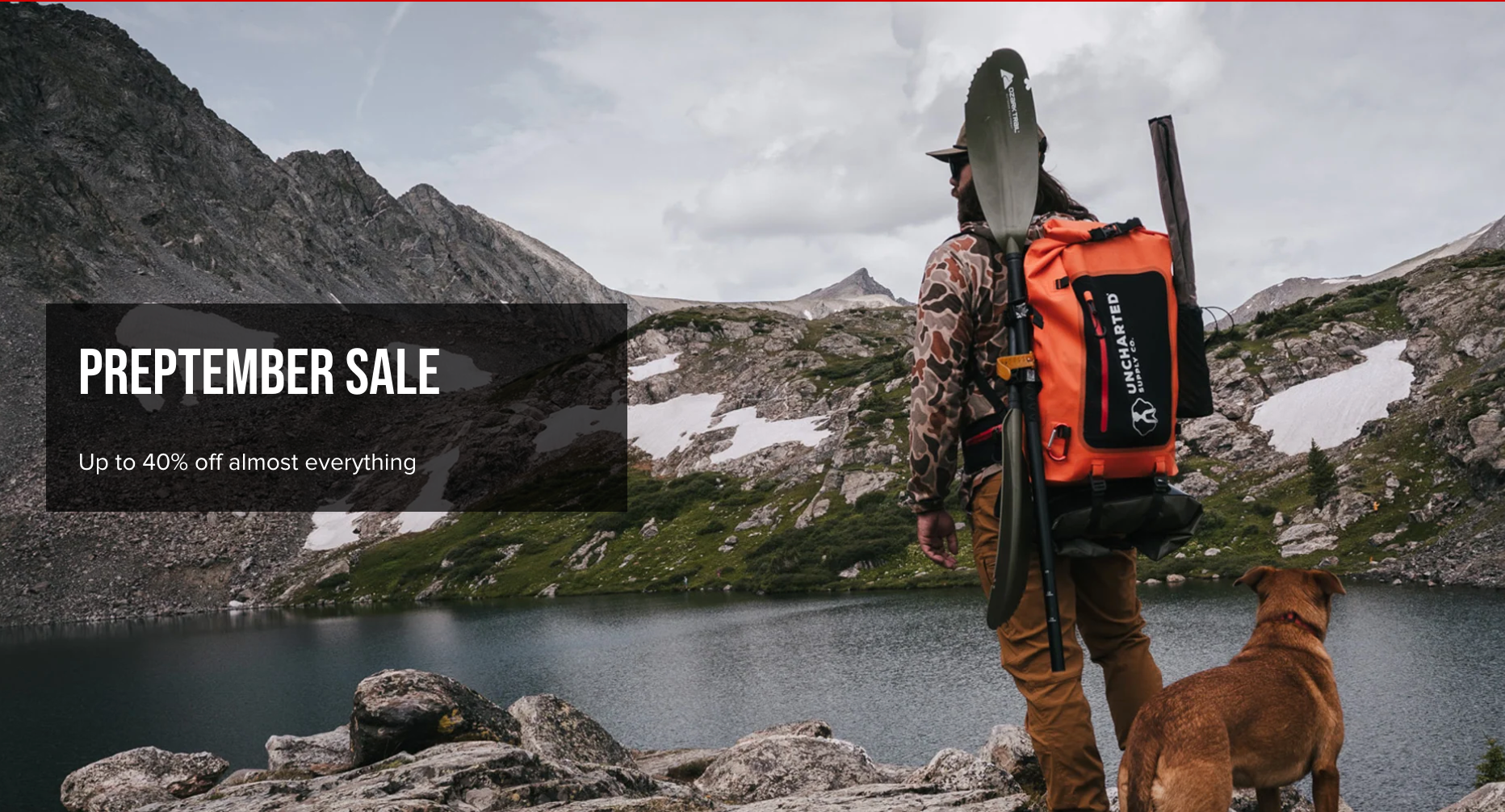 Uncharted Supply Co Preptember Sale