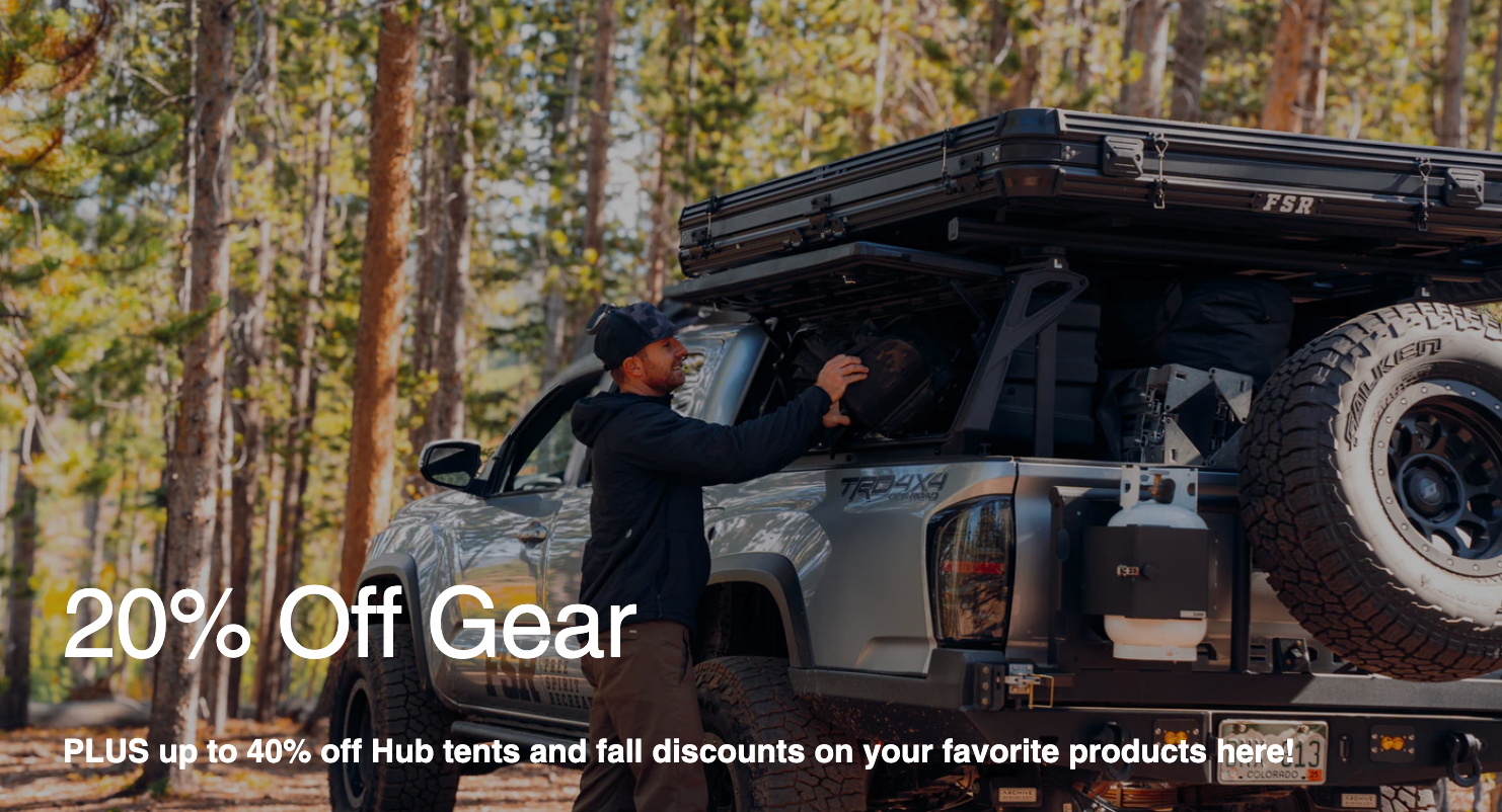 Free Spirit Recreation (FSR) Fall Sale