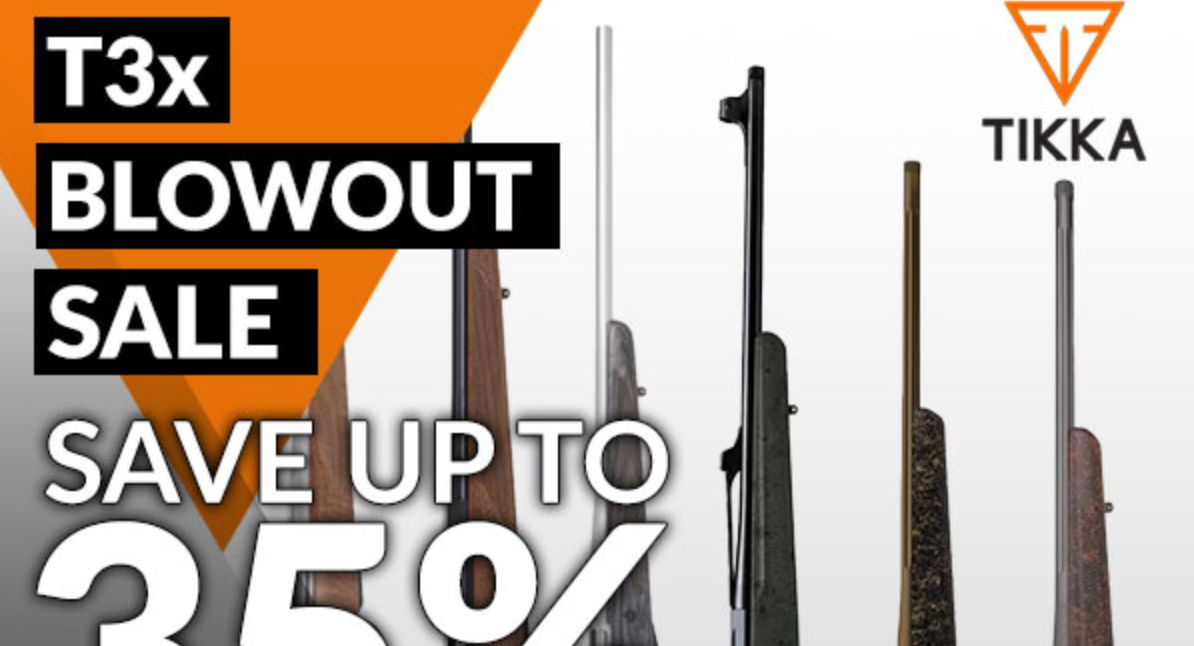 EuroOptic Tikka Blowout Sale