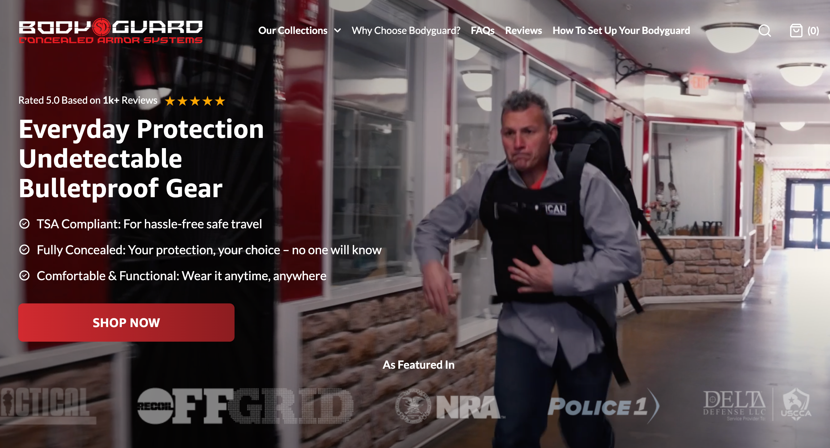 Body Guard Concealed Armor Systems Labor Day Sale