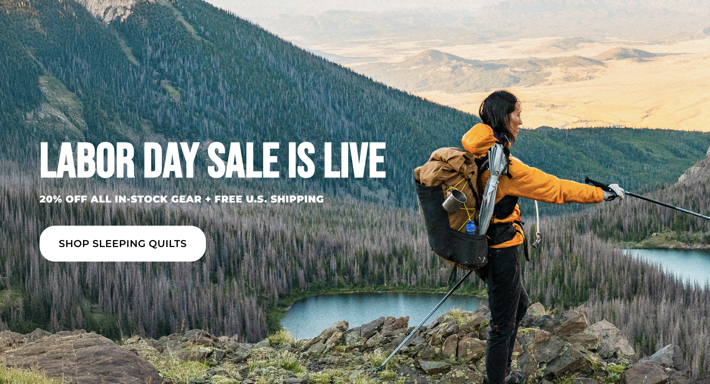 Enlightened Equipment Labor Day Sale