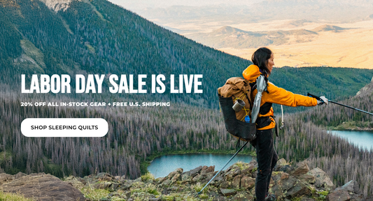 Enlightened Equipment Labor Day Sale
