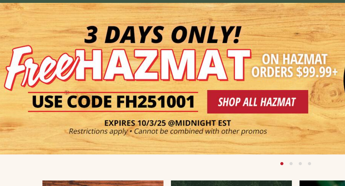 Natchez Shooting & Outdoors Free Hazmat Promo