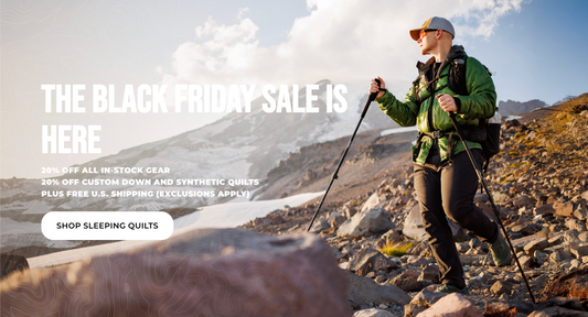 Enlightened Equipment Black Friday Sale