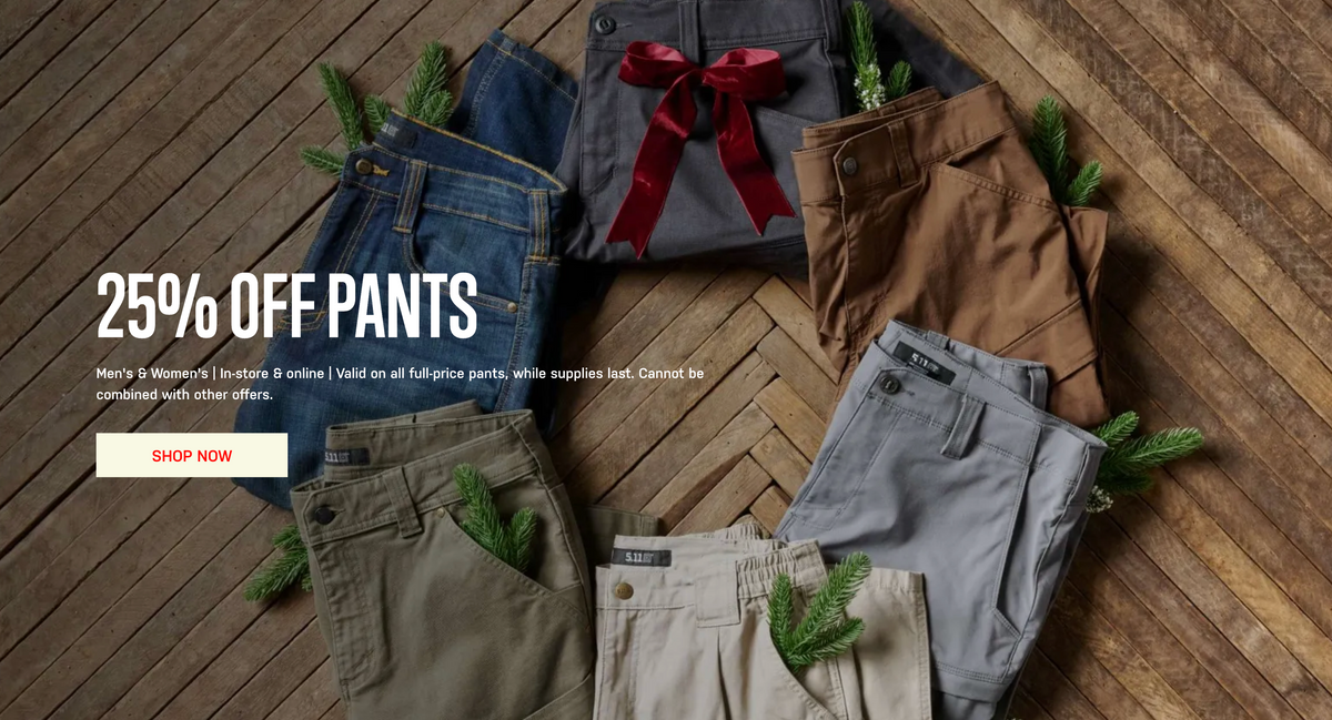 5.11 Tactical Holiday Deals