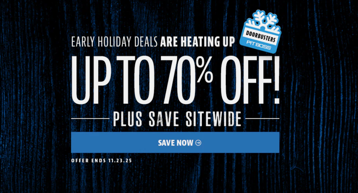 Pit Boss Black Friday Savings