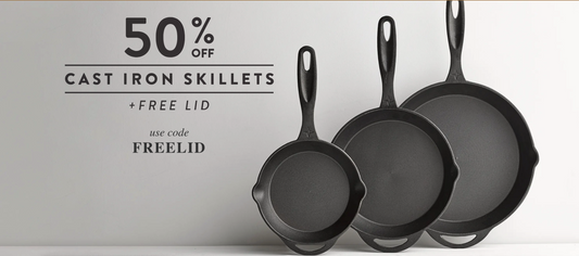 Barebones - 50% off Cast Iron + Free Lid