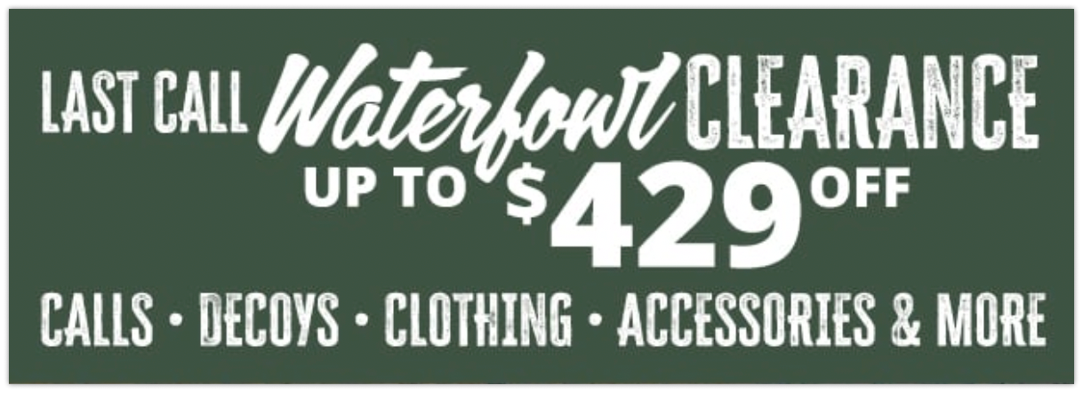 Natchez Waterfowl Clearance Last Call