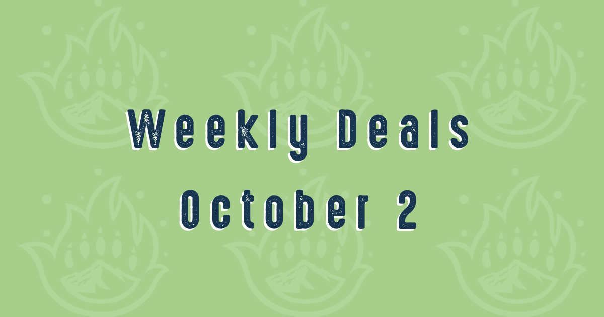 October 2 Weekly Deals