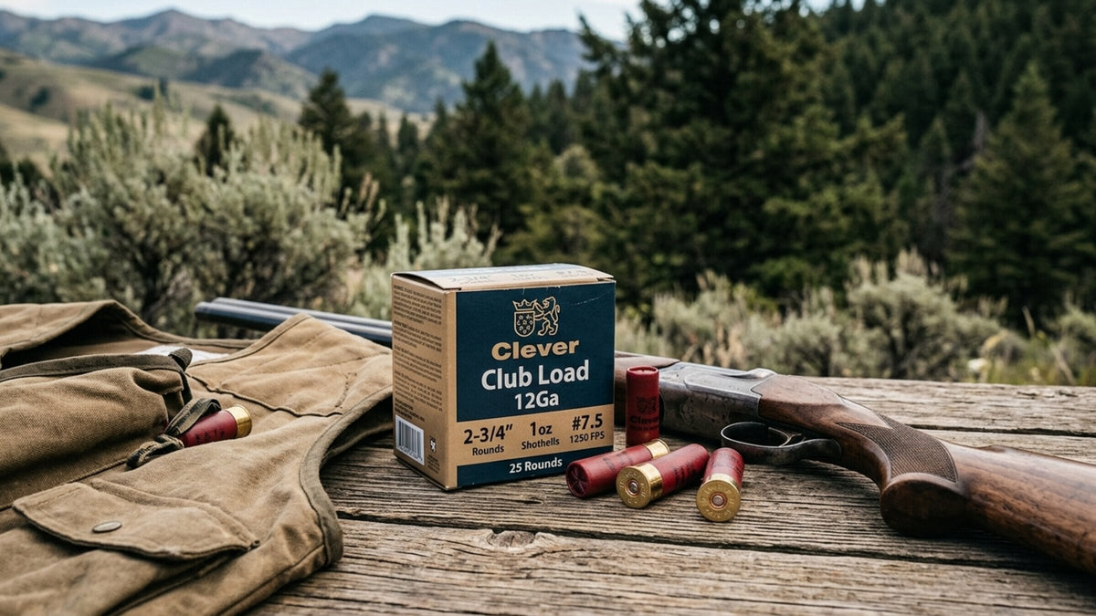 Brownells ammunition Grab a box of Clever Club Load 12Ga 2-3/4" 1oz #7.5 1250 FPS shotshells for just $7.99, down from $9.79.