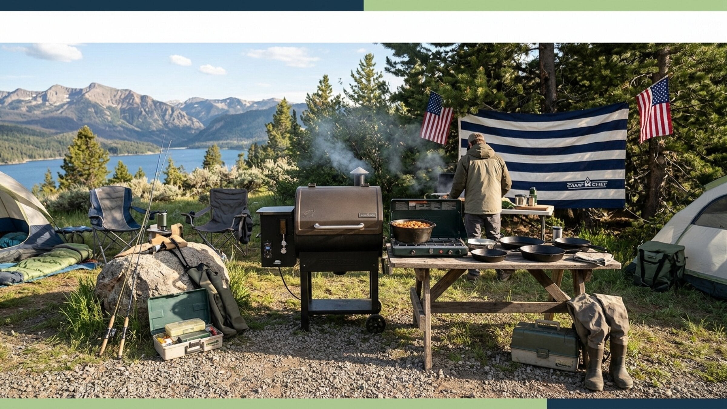 Camp Chef Camp Chef You can save 20% sitewide on all their gear, but this limited-time offer wraps up on July 5th. Whether yo