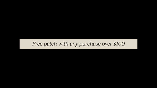 Free USA 250th anniversary patch with any purchase over $100.