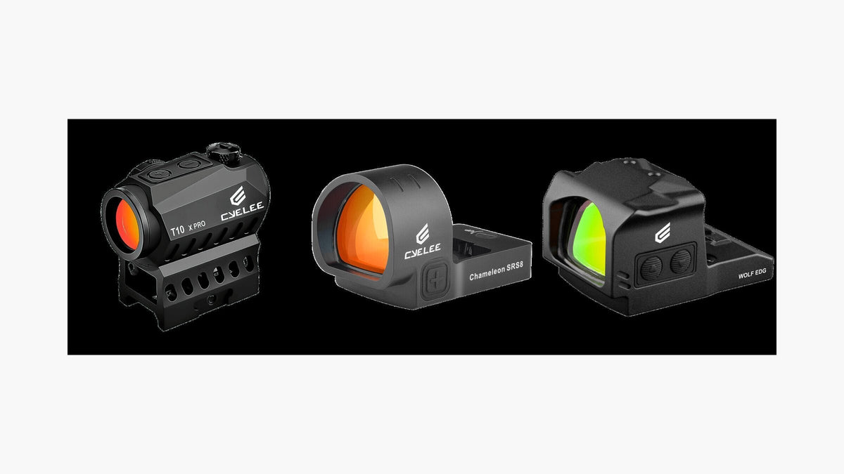 T10 X Pro Red Dot and Chameleon SRS8 and Wolf EDG Red Dot
