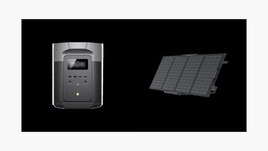 EcoFlow Portable Power Station and EcoFlow Solar Panels