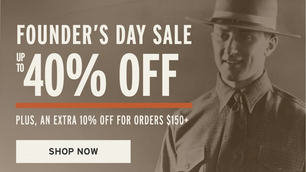 Founder's Day Sale Up to 40% Off