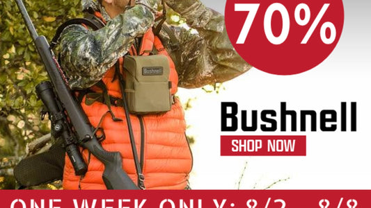 Save Up to 70% on Bushnell Optics - End of the Year Savings!