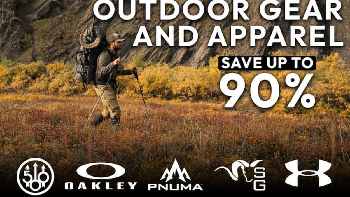 Save on Gear & Apparel - up to 90% OFF