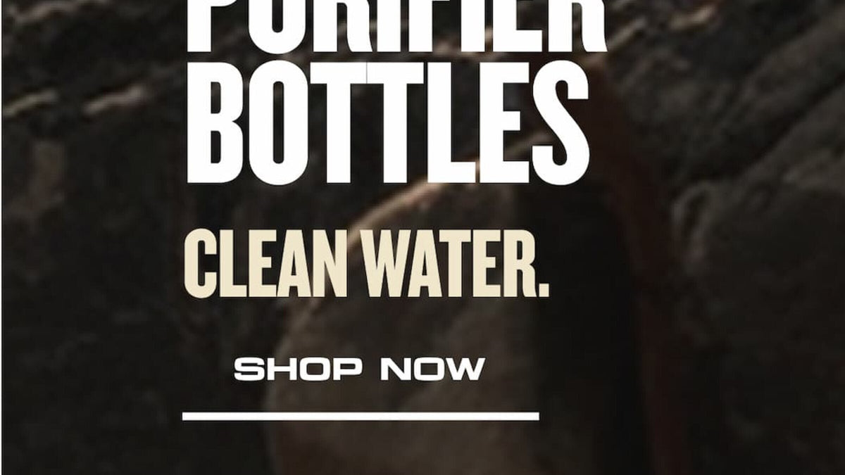 PURIFIER BOTTLES. CLEAN WATER. SHOP NOW.