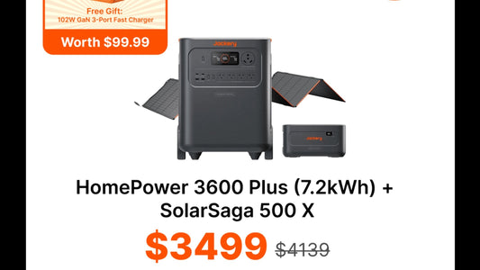 HomePower 3600 Plus (7.2kWh) +SolarSaga 500 X