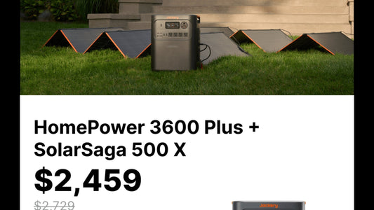 HomePower 3600 Plus + Solarsaga 500 X