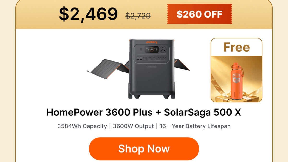 HomePower 3600 Plus + SolarSaga 500 X