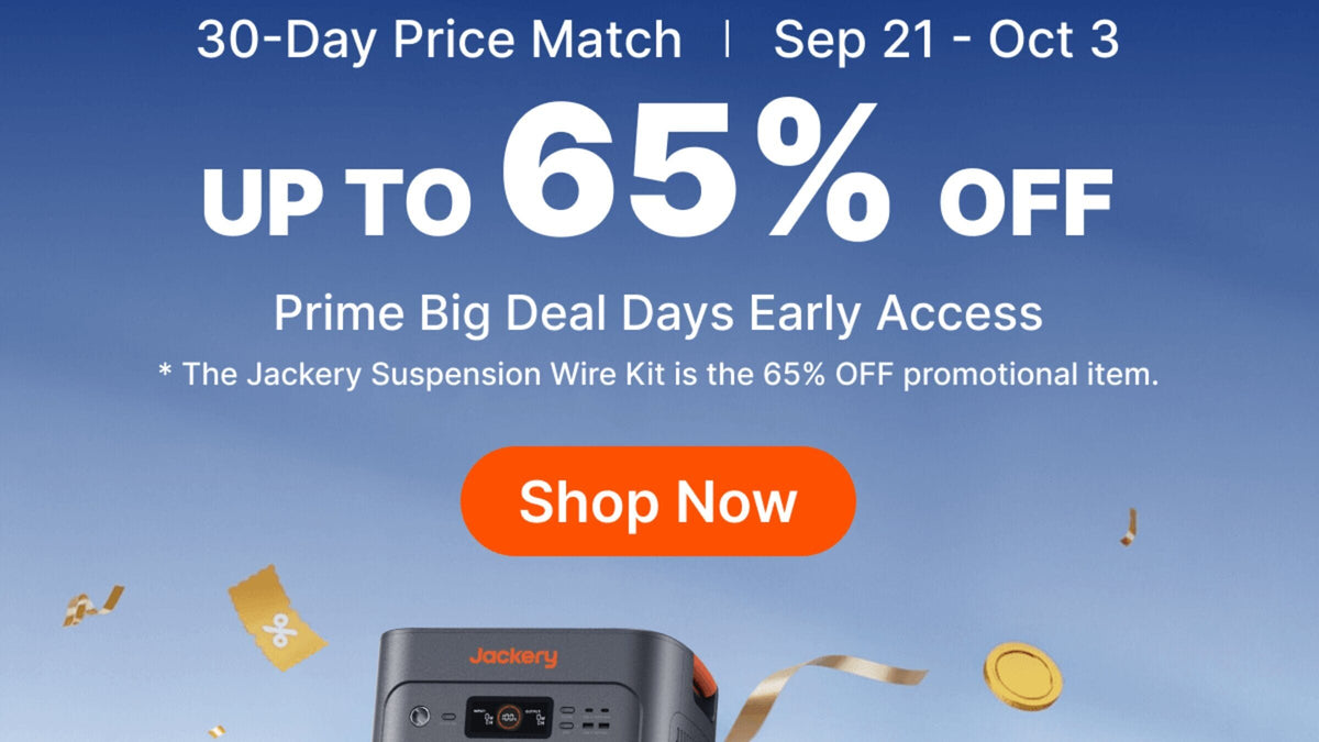 30-Day Price Match Sep 21 - Oct 3 UP To 65% OFF Prime Big Deal Days Early Access