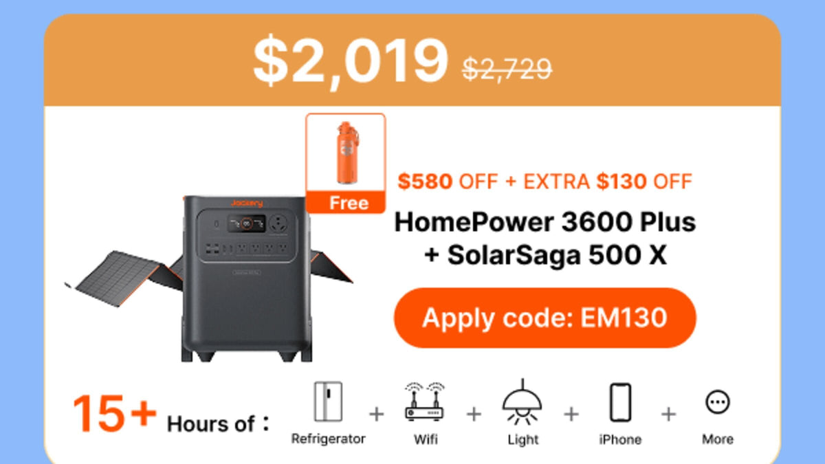 HomePower 3600 Plus + SolarSaga 500 X