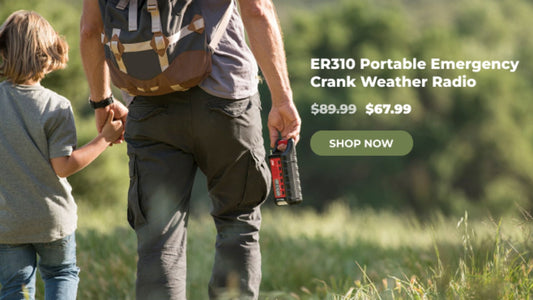 ER310 Portable Emergency Crank Weather Radio - ER310