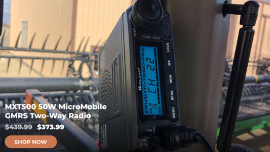 MXT500 50W MicroMobile GMRS Two-Way Radio