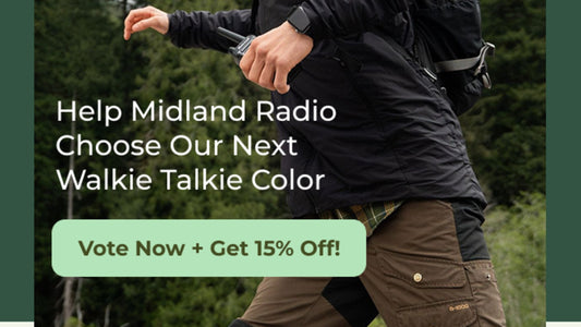 Help Midland Radio Choose Our Next Walkie Talkie Color!