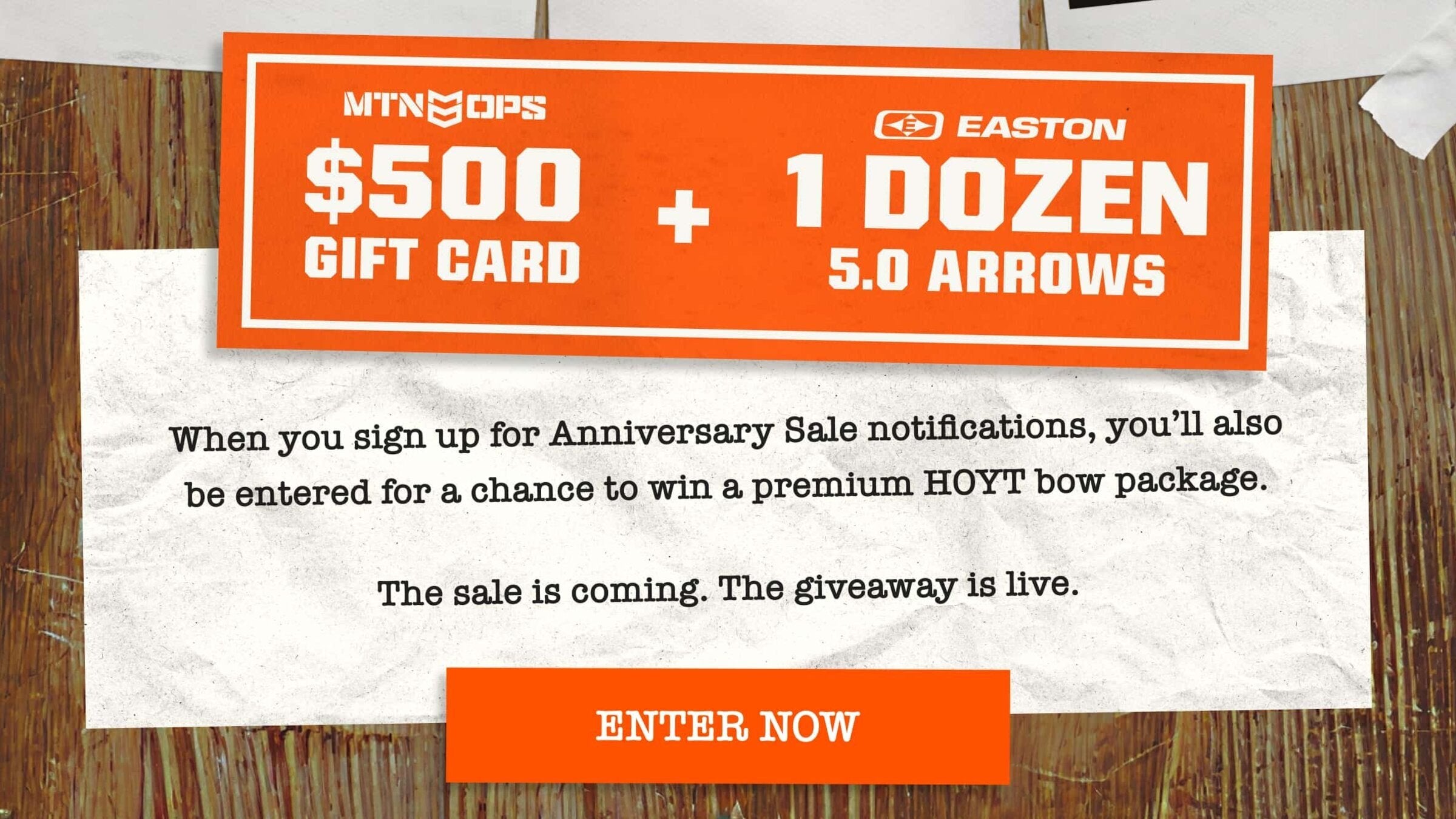 The MTN OPS Anniversary Sale is Almost Here - GET NOTIFIED