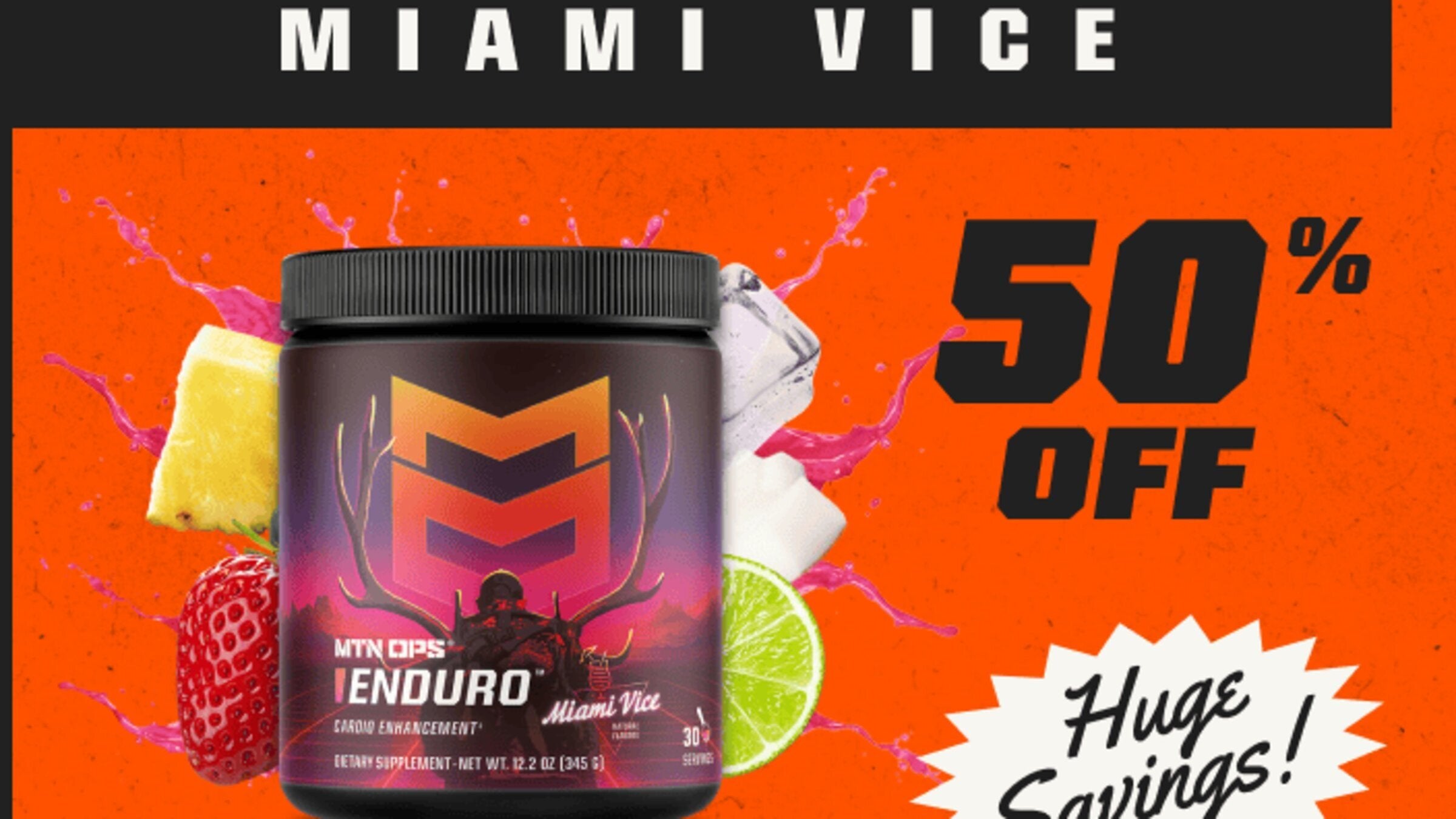 50% Off Enduro (Miami Vice) - SHOP NOW